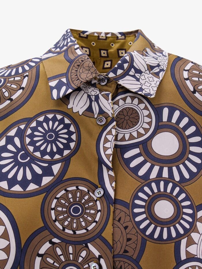 'S MAX MARA Silk Shirt With All-over Print