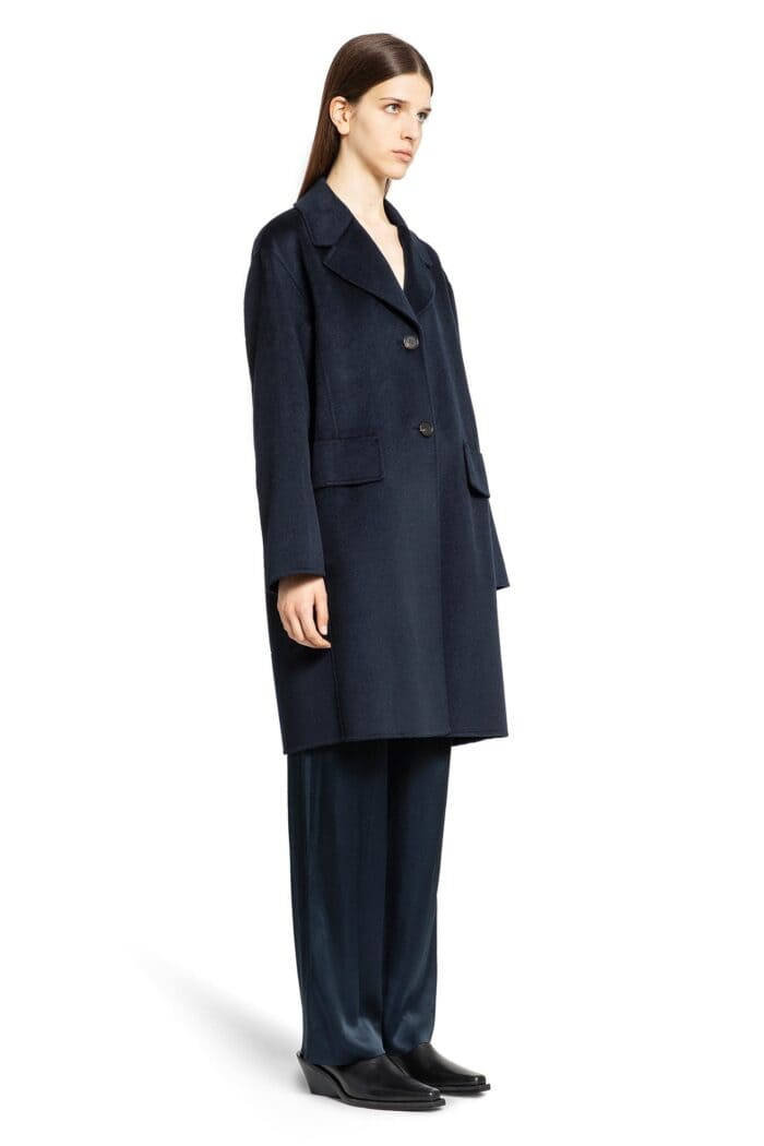 S MAX MARA Single-breasted Wool Coat