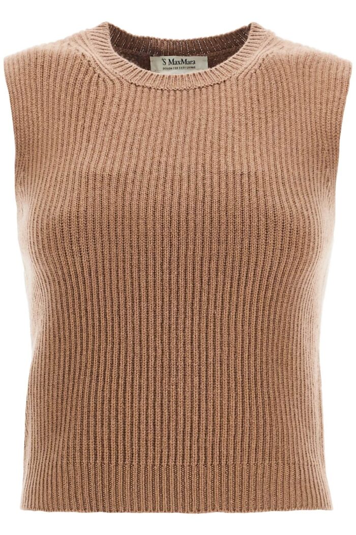 'S MAX MARA Sleeveless Cashmere Wool '