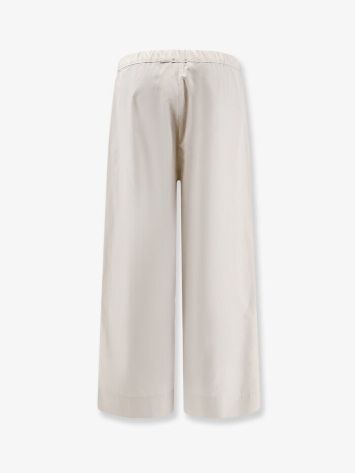 'S MAX MARA Smmargento Vissuto Cotton Trousers