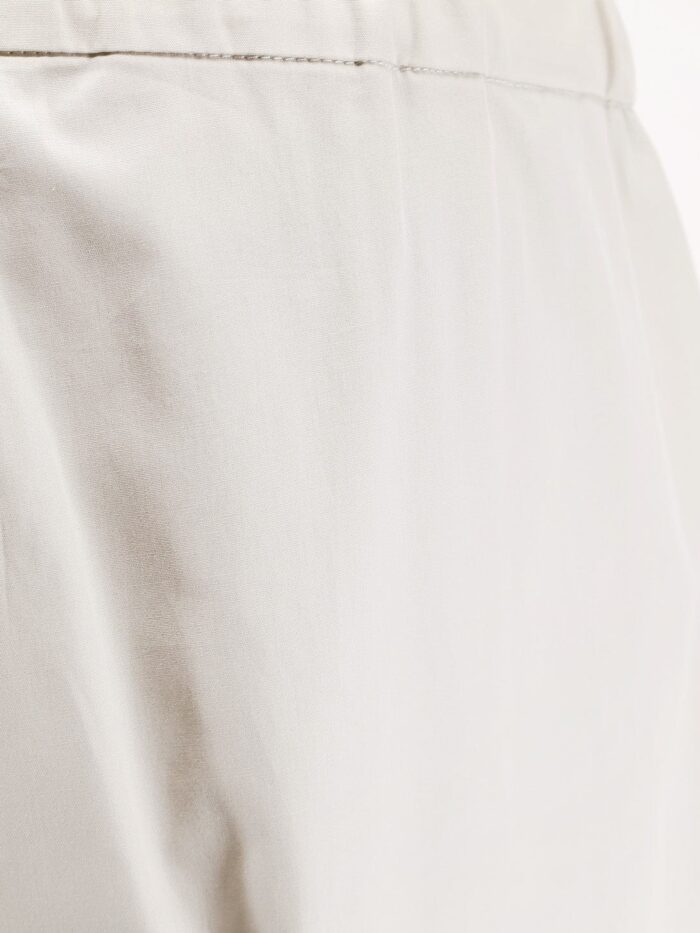 'S MAX MARA Smmargento Vissuto Cotton Trousers