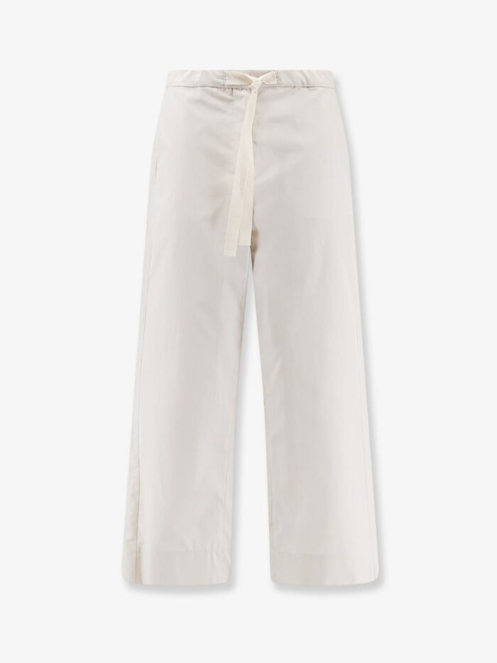 'S MAX MARA Smmargento Vissuto Cotton Trousers