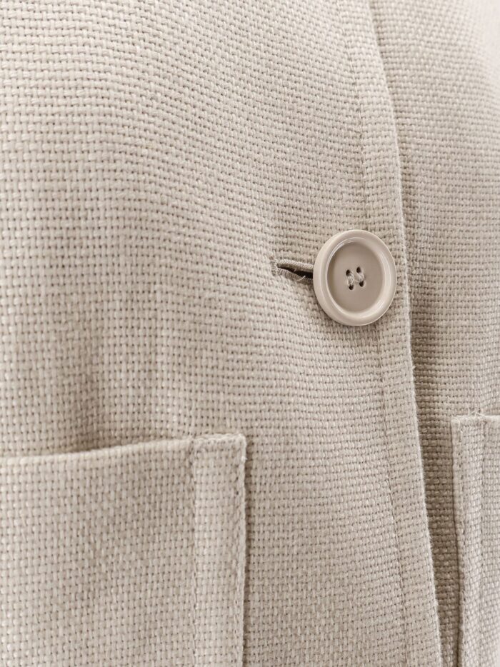 'S MAX MARA Smmdattero Linen And Cotton Jacket