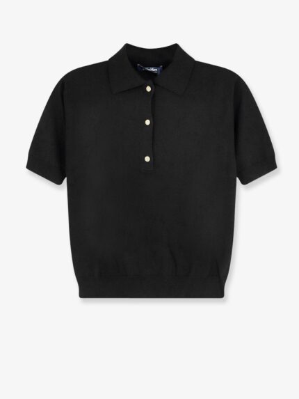 'S MAX MARA Smmpomposa Cotton, Silk, And Cashmere Polo Shirt