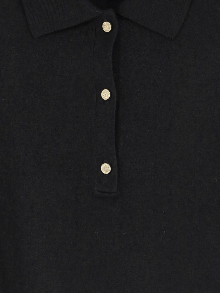 'S MAX MARA Smmpomposa Cotton, Silk, And Cashmere Polo Shirt