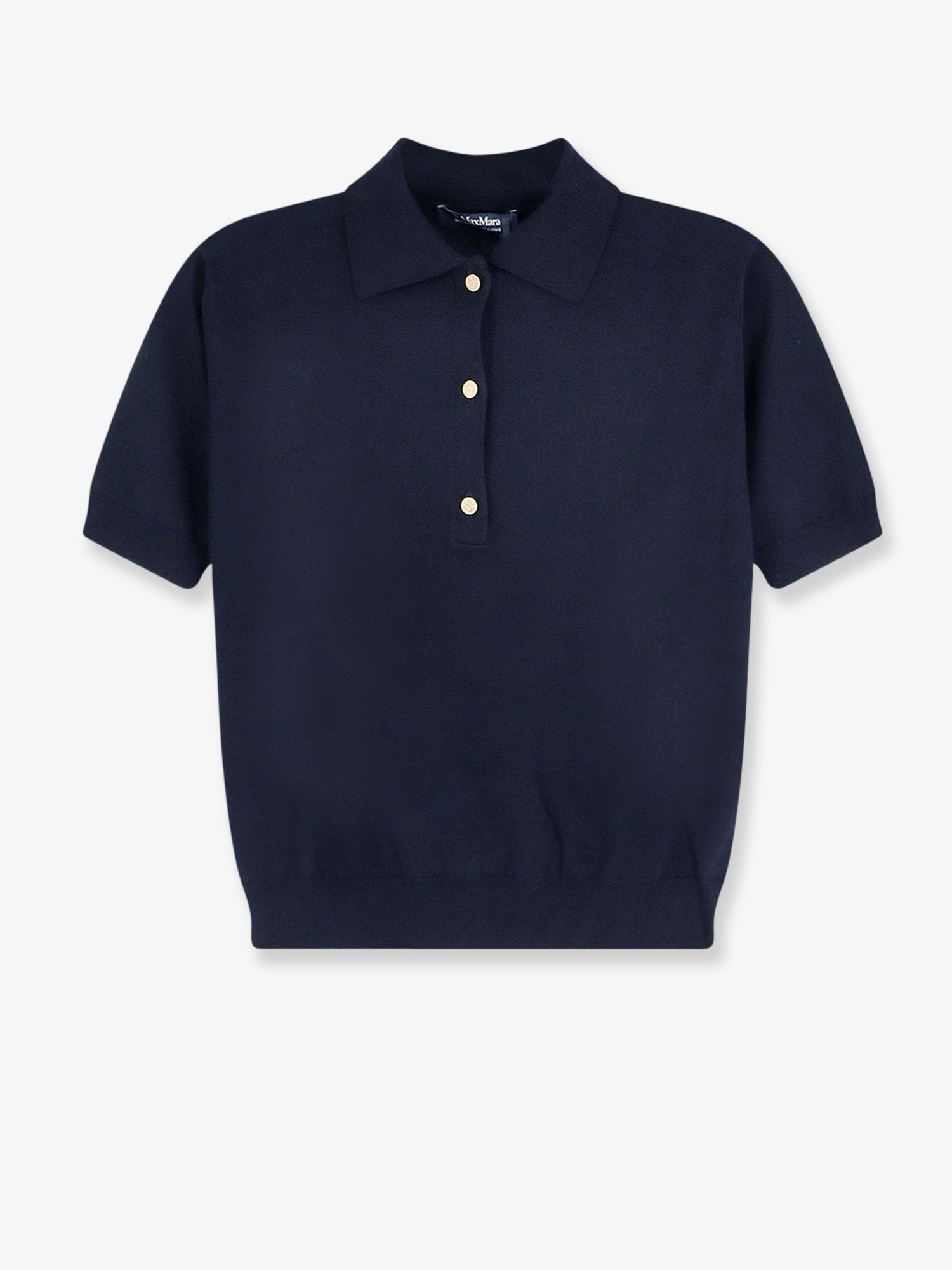 'S MAX MARA Smmpomposa Cotton, Silk And Cashmere Polo Shirt