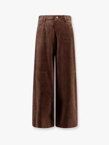 'S MAX MARA Suede Trousers