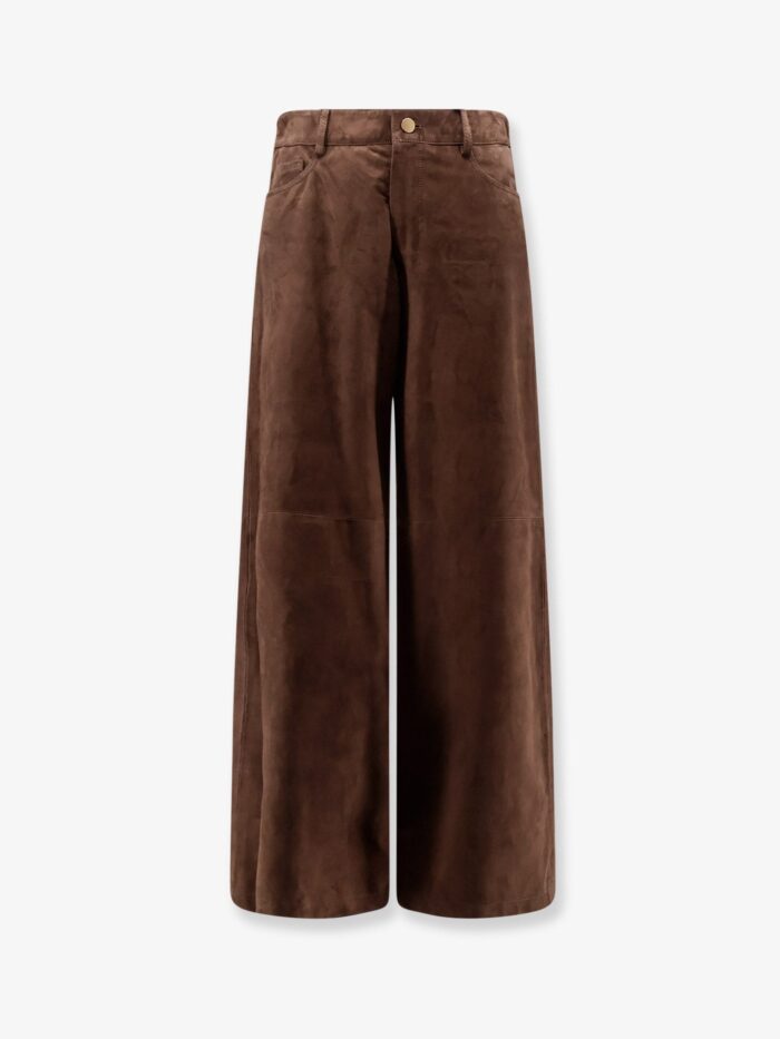 'S MAX MARA Suede Trousers