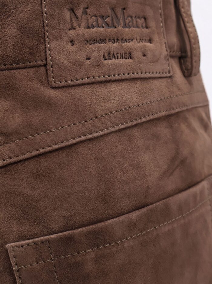 'S MAX MARA Suede Trousers