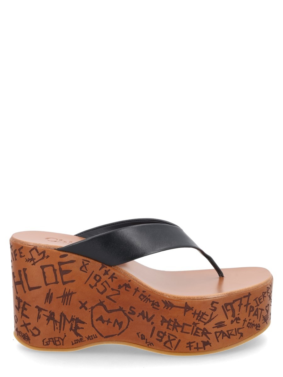 CHLOÉ SABOT CON ZEPPA "MAXIME"