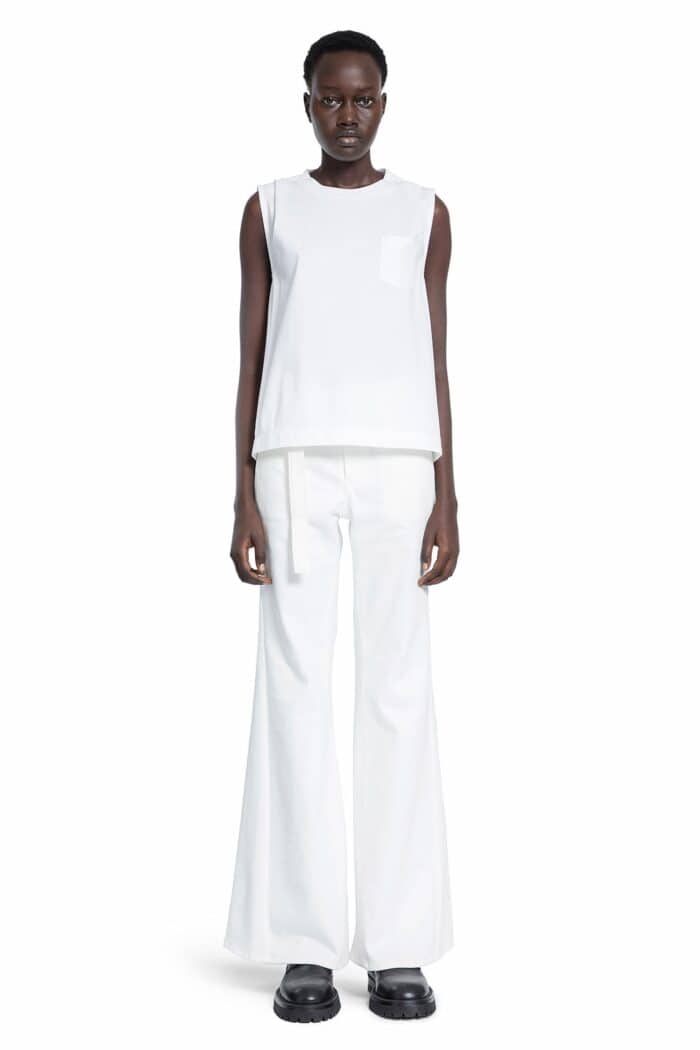 SACAI Belted Denim Trousers