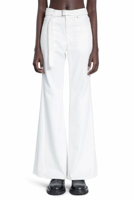 SACAI Belted Denim Trousers