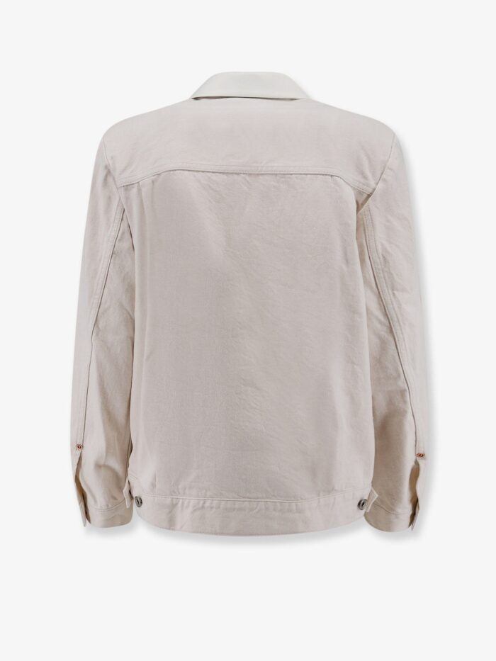 SACAI Blazer With White Denim Insert On The Back