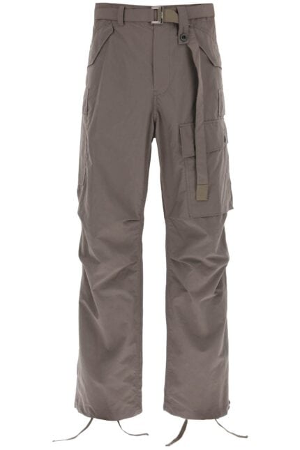 Sacai Cargo Pants In Taffeta