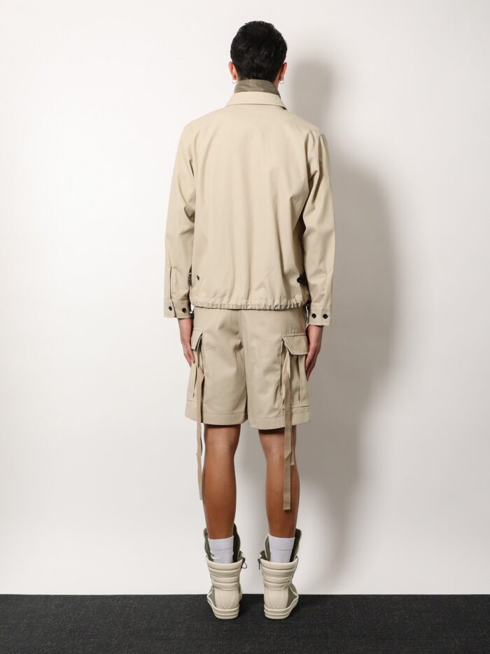 SACAI Cotton Bermuda Shorts With Cupro Lining