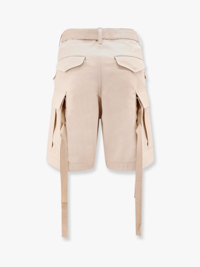 SACAI Cotton Bermuda Shorts With Cupro Lining
