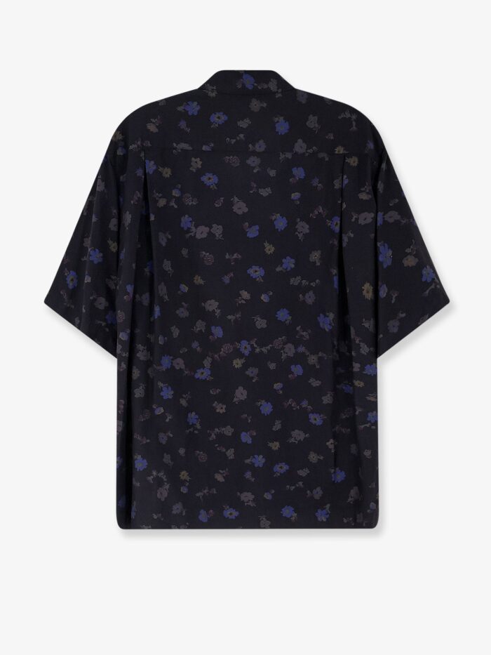 SACAI Cotton Blend Shirt With Floral Print