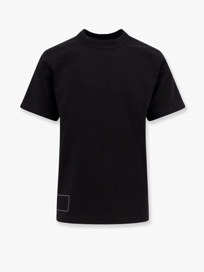 SACAI Cotton T-shirt With Logo On The Back