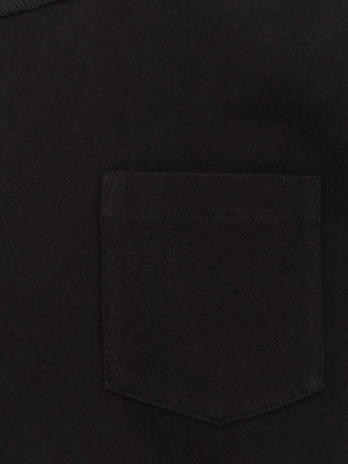SACAI Cotton T-shirt With Nylon Inserts