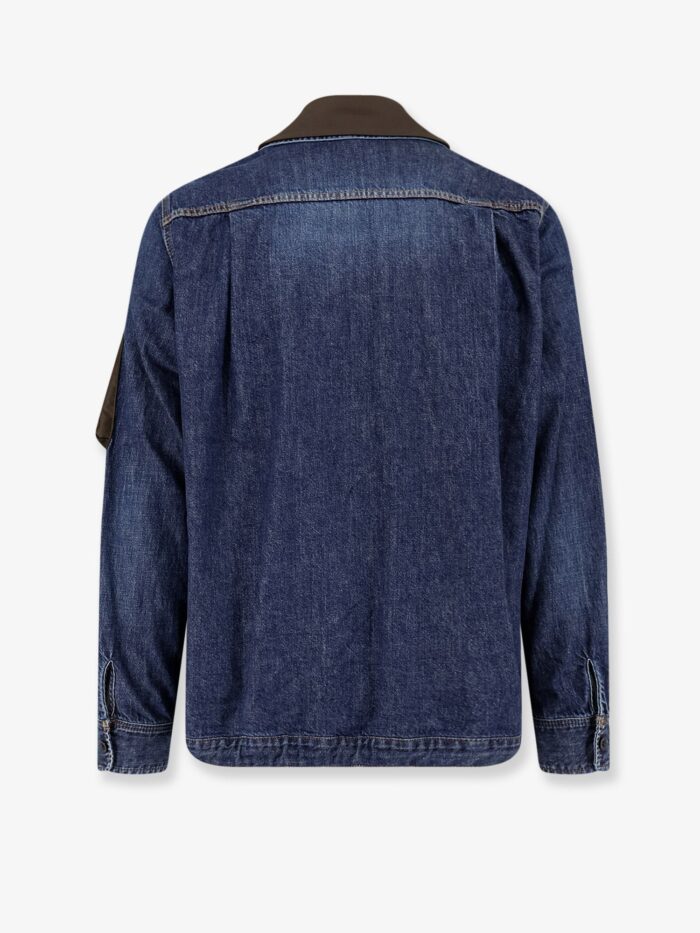 SACAI Denim Jacket With Nylon Inserts