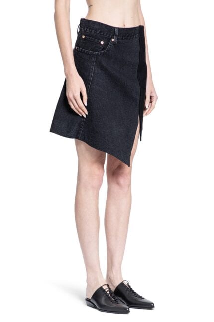 SACAI Denim X Wool Melton Skirt