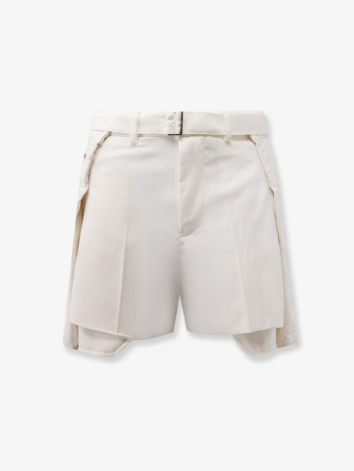 SACAI Double Fabric Shorts