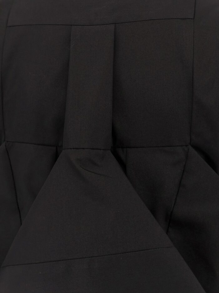 SACAI Dress With Draped Cotton Inserts On The Back