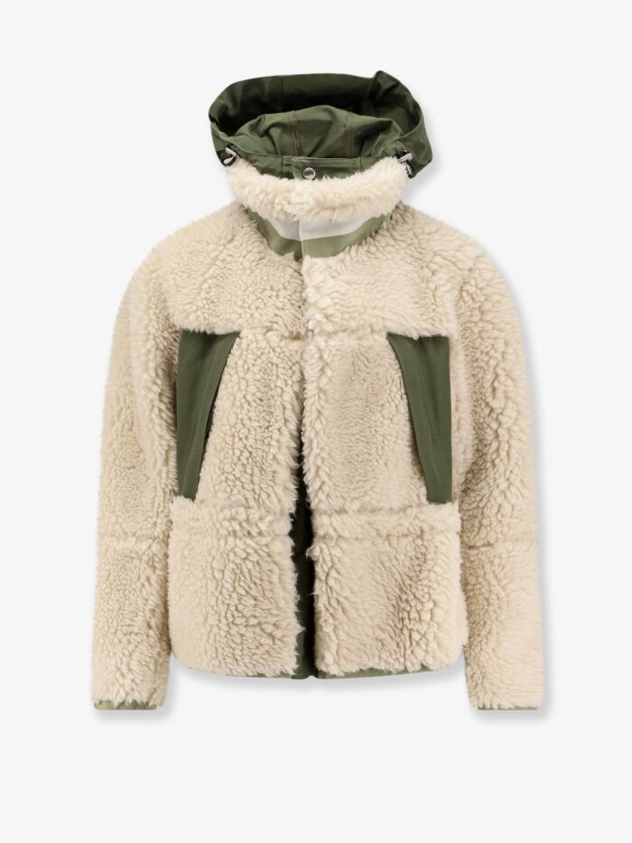 SACAI Eco Shearling And Nylon Jacket