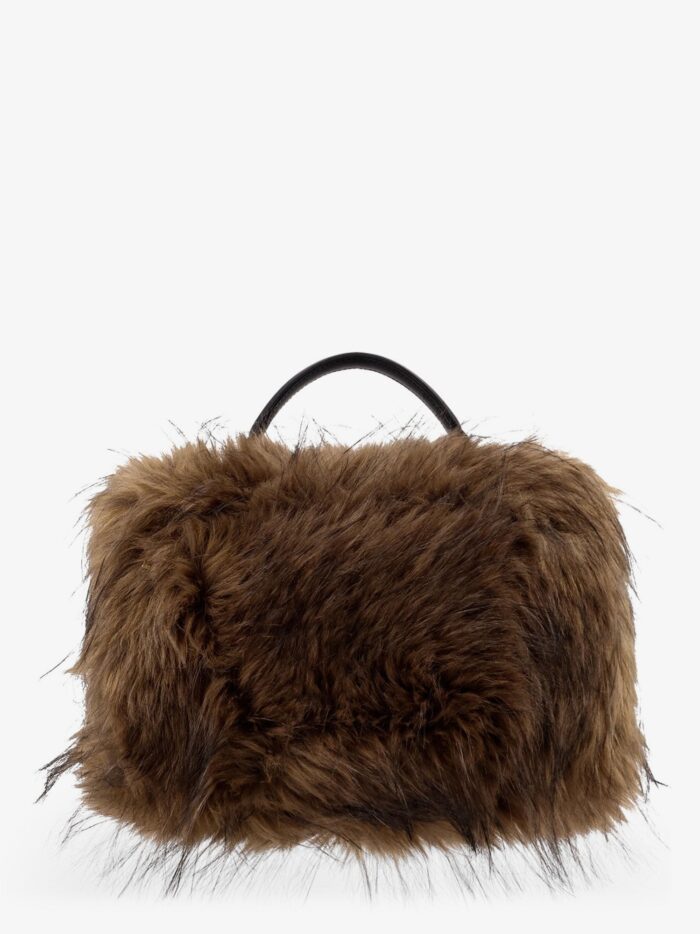 SACAI Faux Fur Muff Handbag