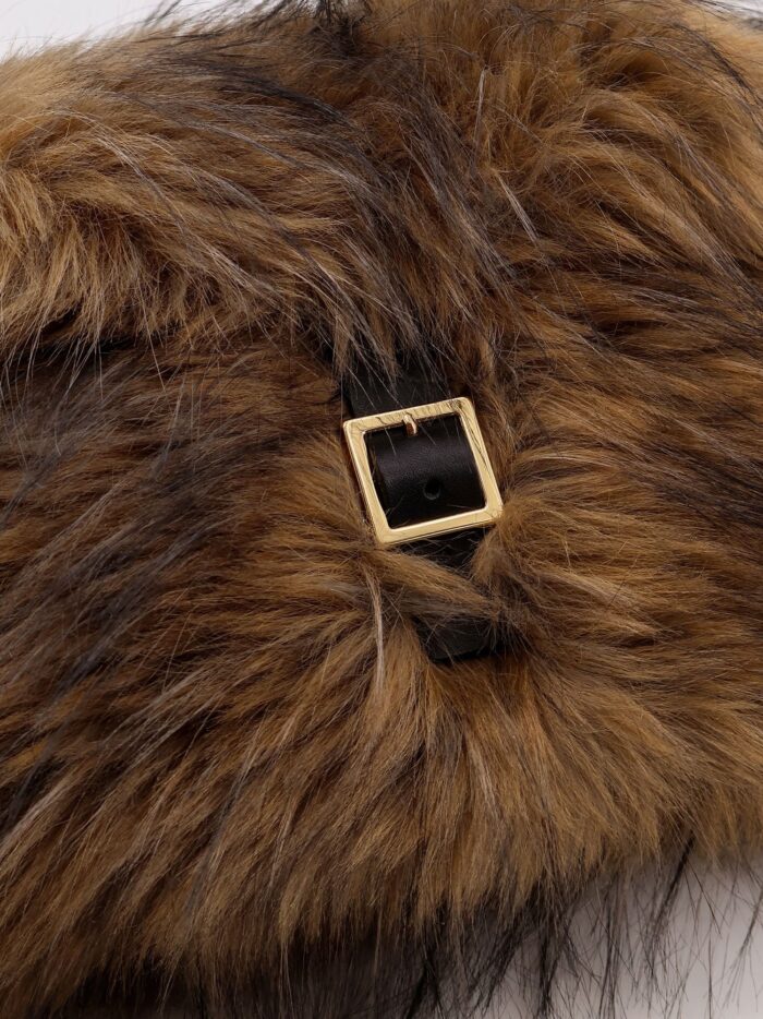 SACAI Faux Fur Muff Handbag