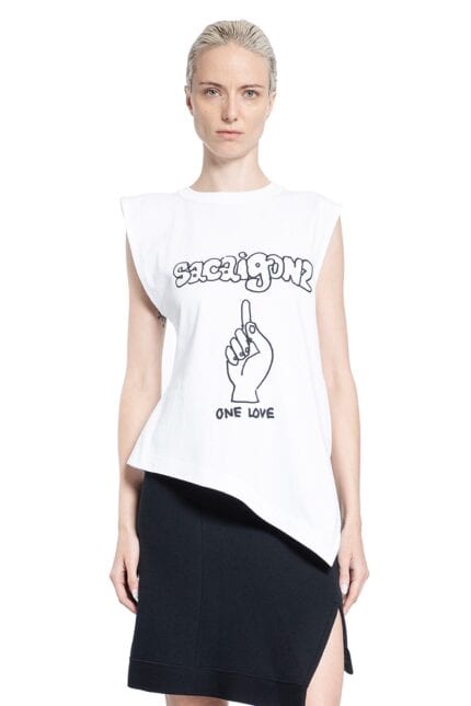 SACAI Gonz Collaboration One Love Sleeveless T-Shirt