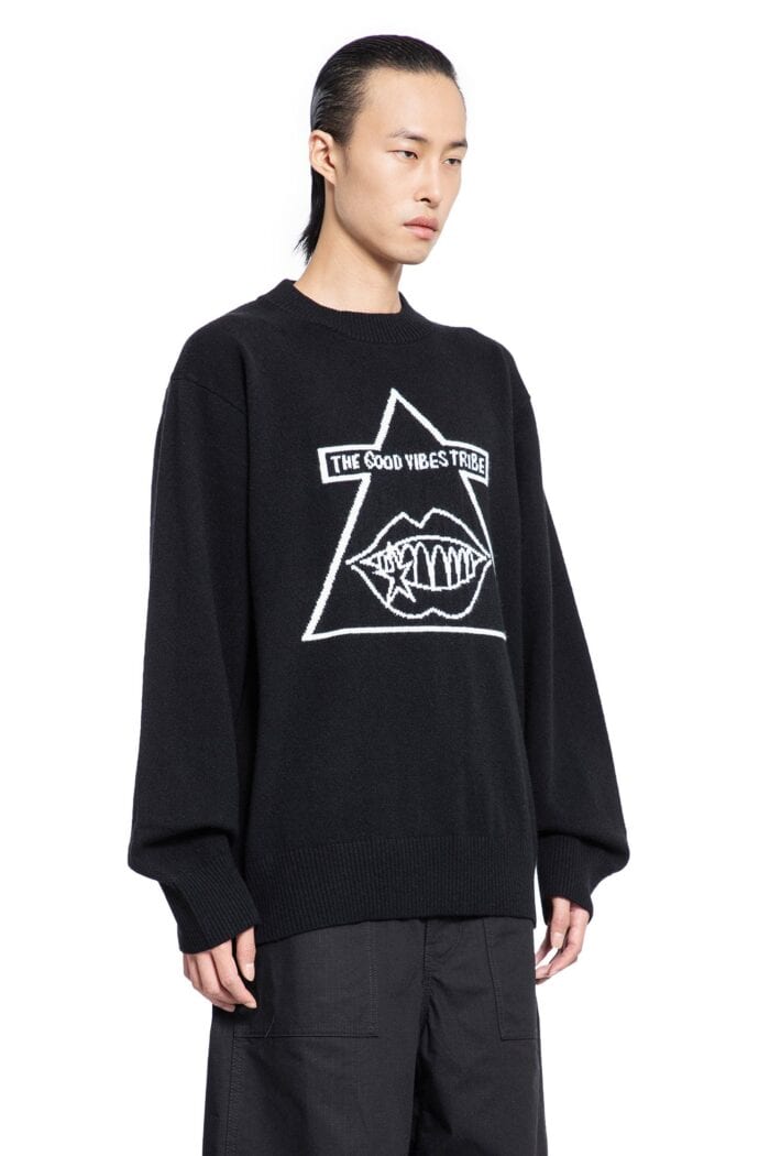 SACAI Gonz Collaboration Wool Knit Sweater