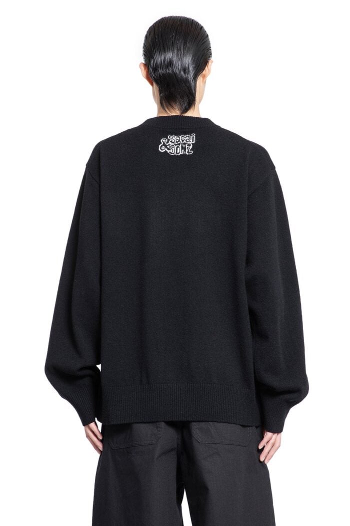 SACAI Gonz Collaboration Wool Knit Sweater