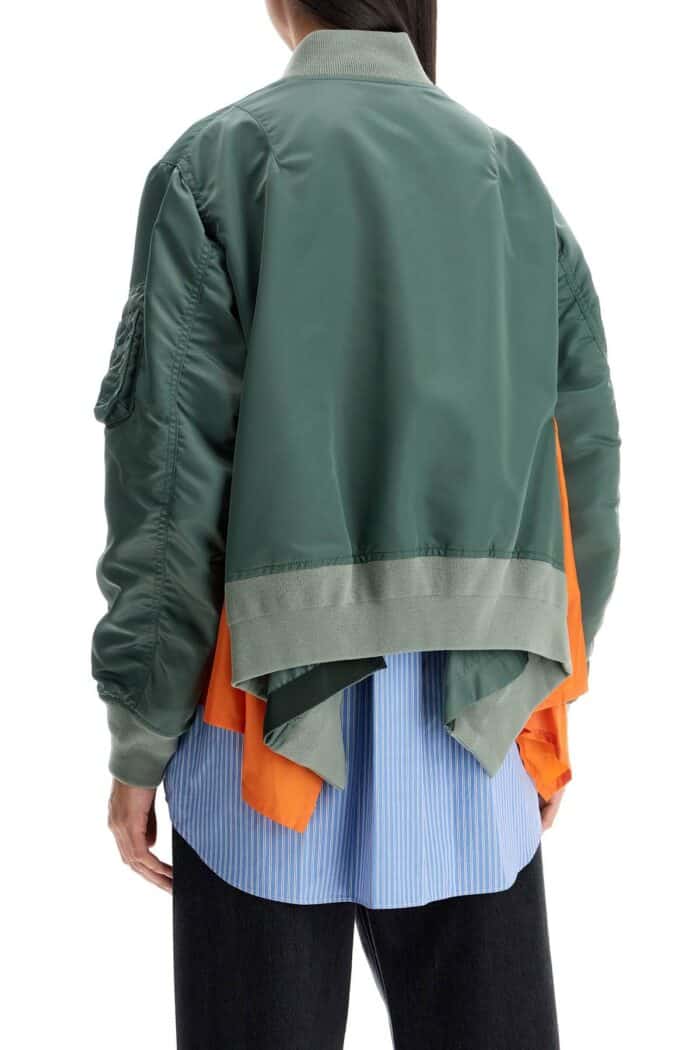 SACAI In Pellenylon Bomber Jacket