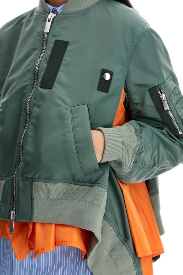 SACAI In Pellenylon Bomber Jacket