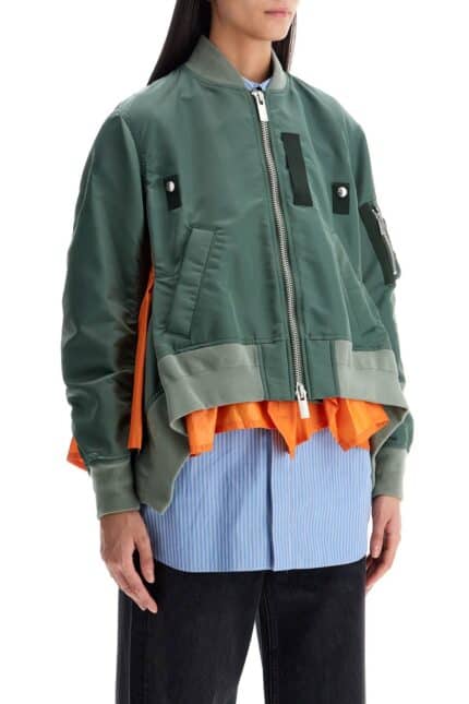 SACAI In Pellenylon Bomber Jacket