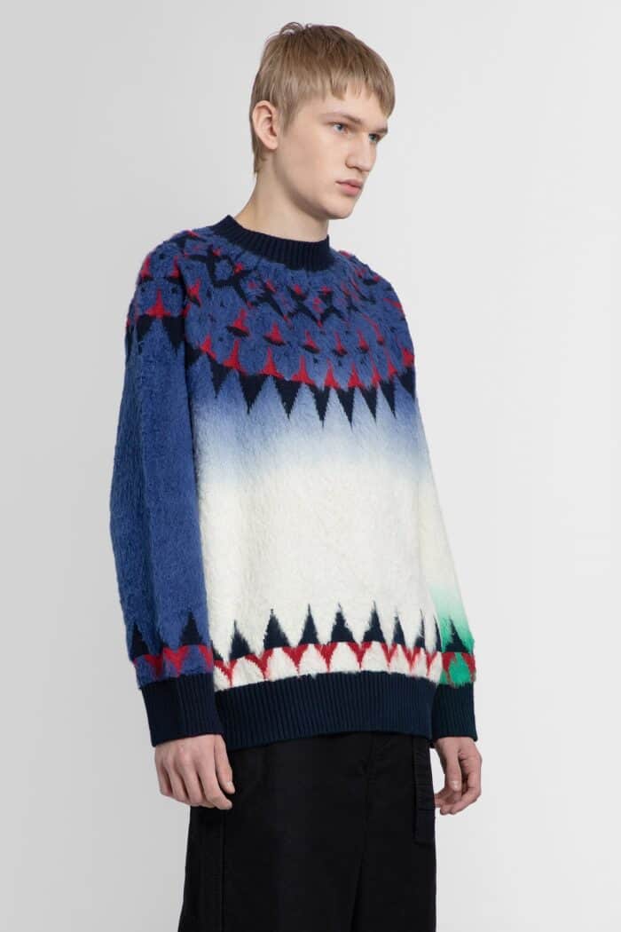 SACAI Jacquard Knit Sweater