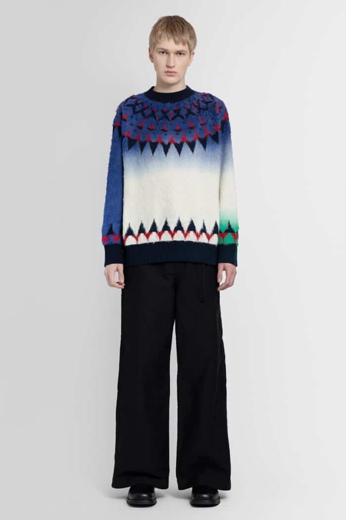 SACAI Jacquard Knit Sweater