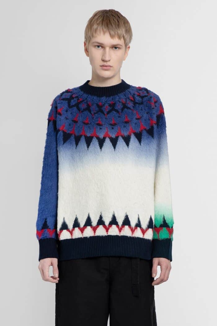 SACAI Jacquard Knit Sweater