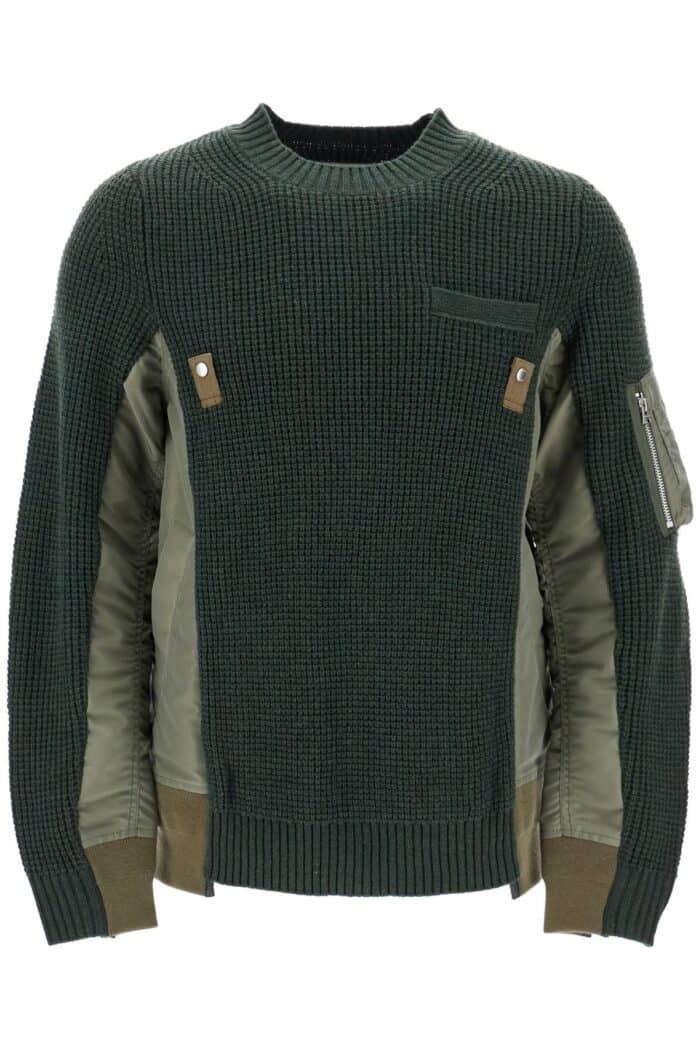 SACAI Layered Effect Pullover