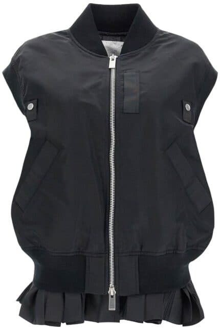 SACAI Layered Nylon Vest For Outdoor