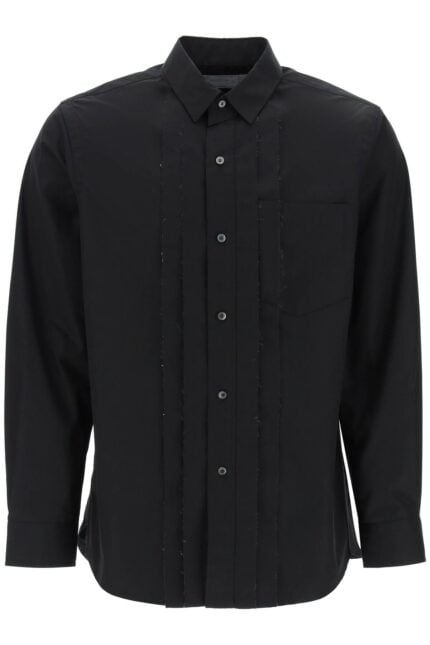 SACAI Layered Poplin Effect Shirt With