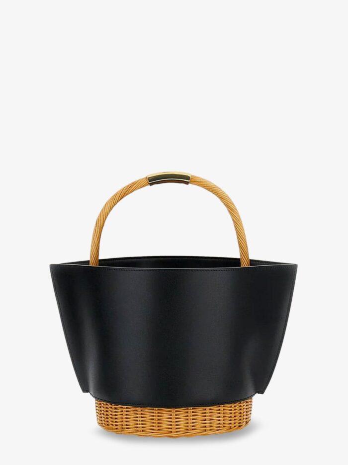 SACAI Leather Crossbody Bag With Logo On The Front