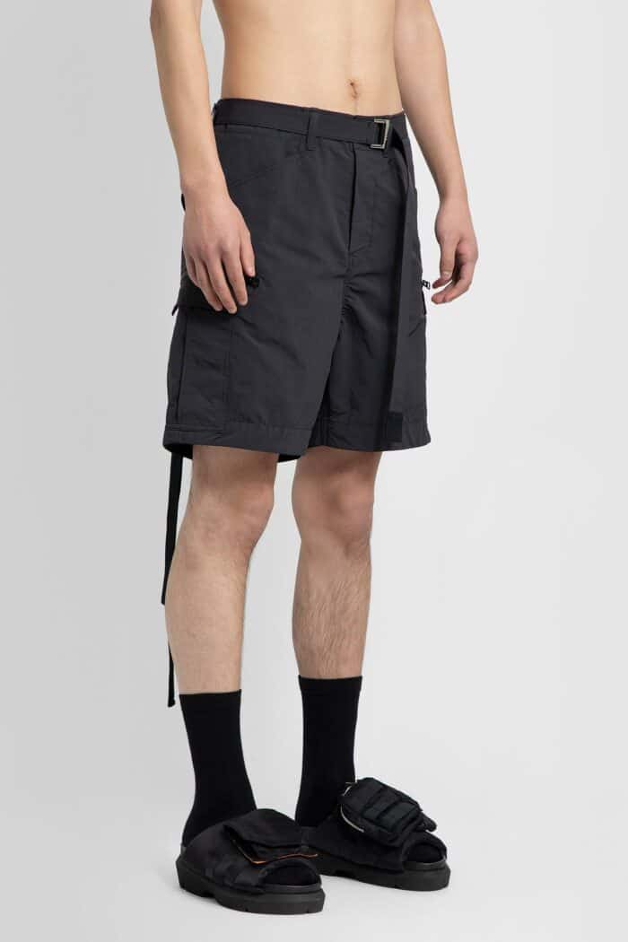 SACAI Matte Taffeta Shorts