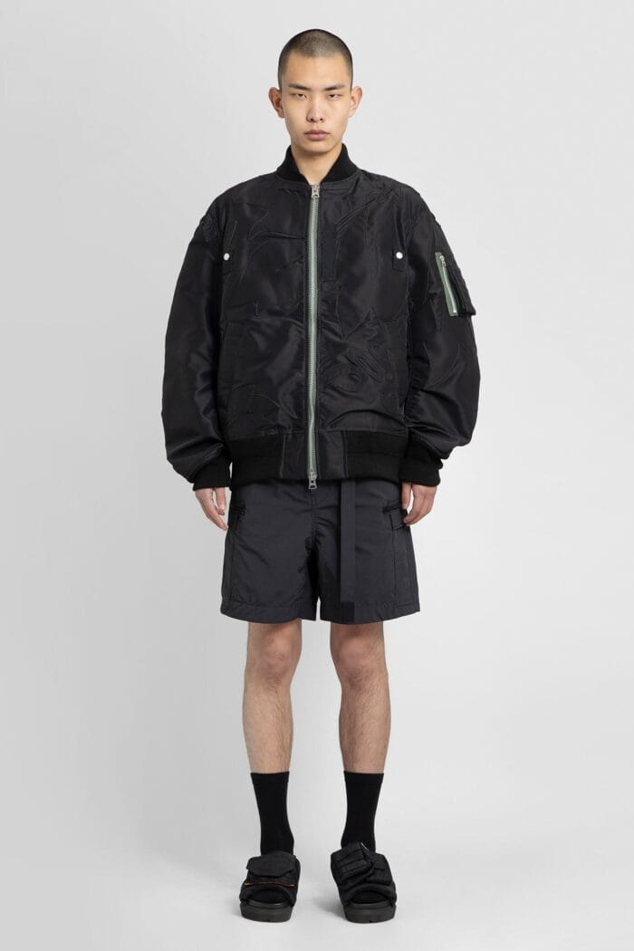 SACAI Matte Taffeta Shorts