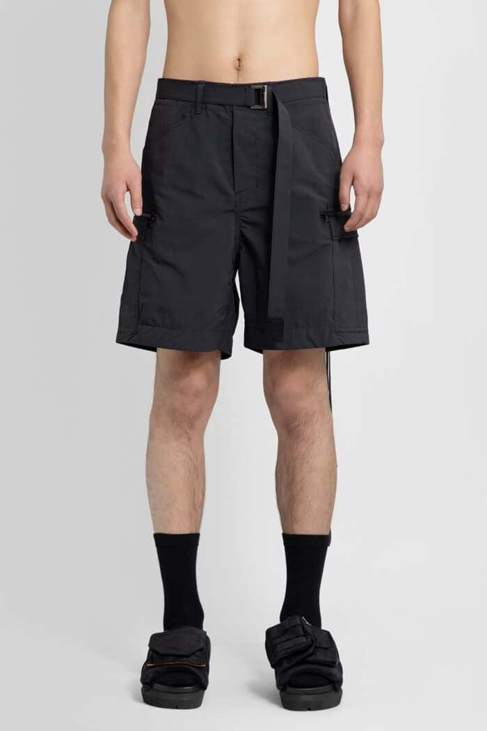 SACAI Matte Taffeta Shorts