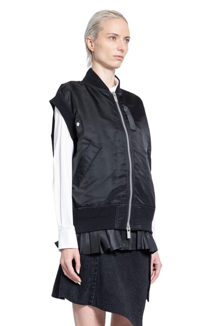 SACAI Nylon Twill Vest