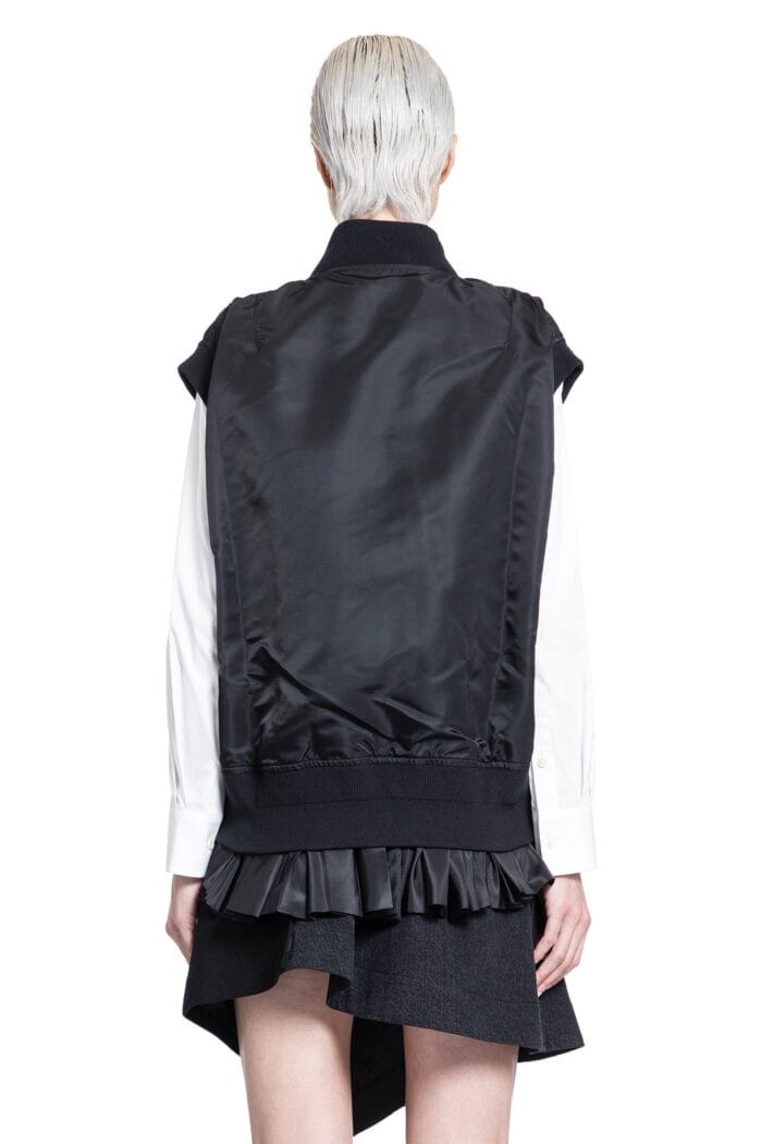 SACAI Nylon Twill Vest