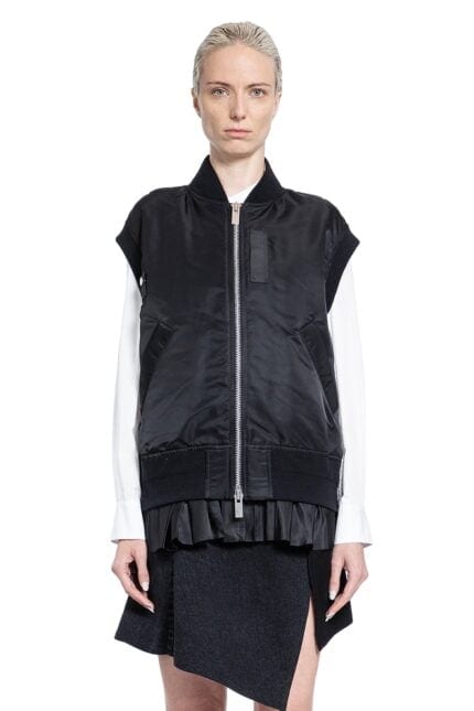 SACAI Nylon Twill Vest