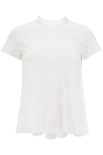 SACAI Pleated Back T-shirt